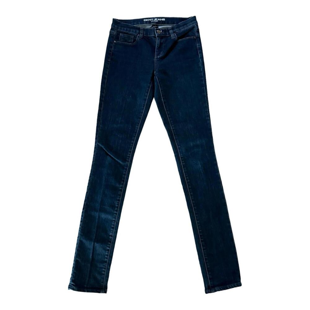 937 DKNY Soho Skinny Jeans Size 0 Dark Stretchy High Rise cute